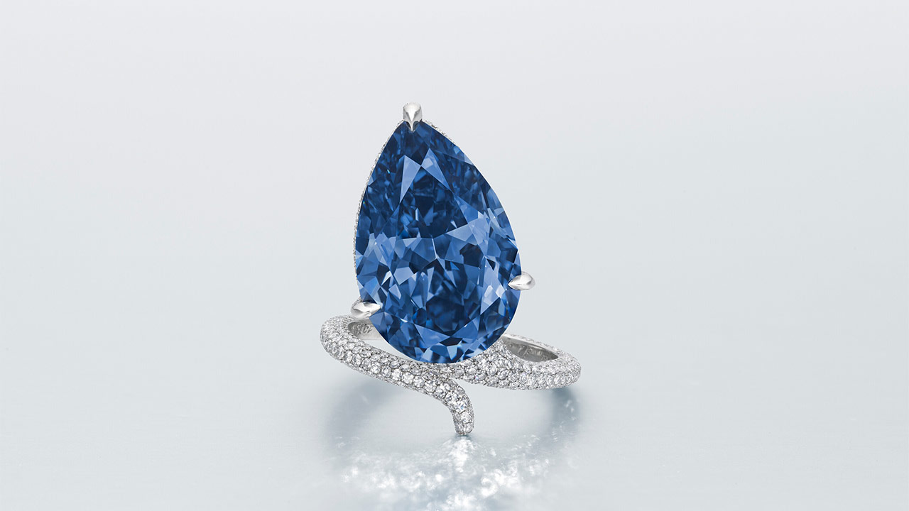 Diamond - Da Magnificent 激レアプロモオンリー Mellon Blue Diamond Sells for $25.6M at Christie's