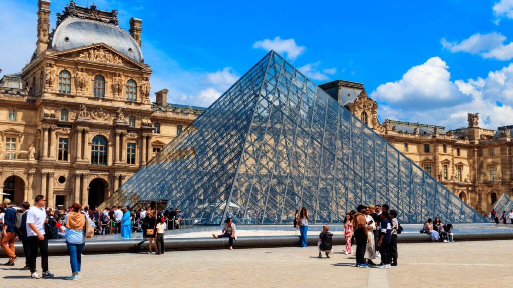 The Louvre museum in Paris image