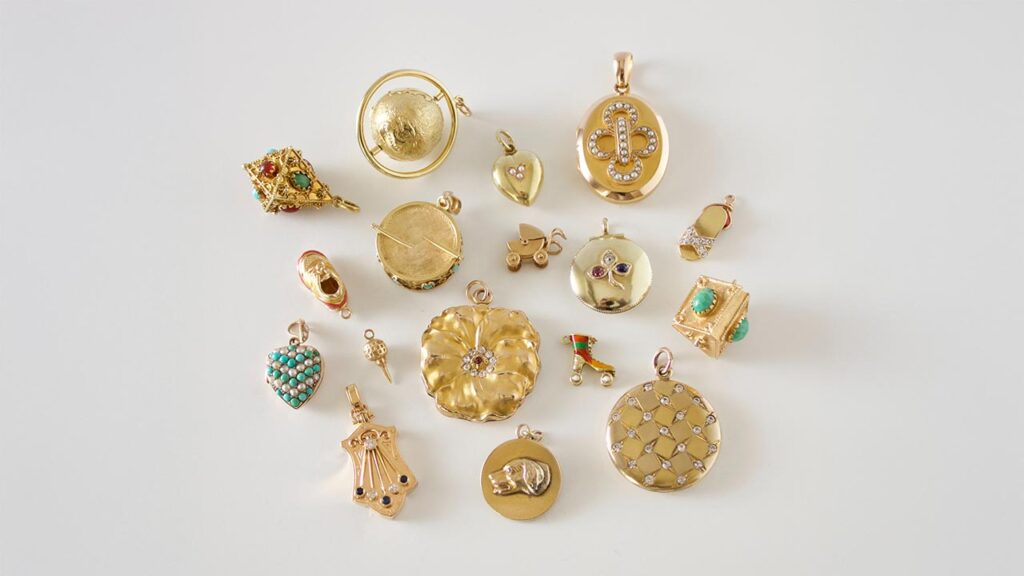 A selection of gold lockets available at Croghan’s Jewel Box image
