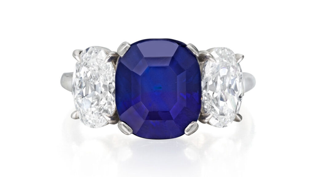 The top-selling sapphire and diamond ring at Phillips image