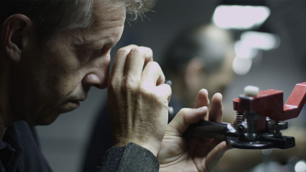 A diamond cutter at work in Antwerp by Antwerp World Diamond Centre image
