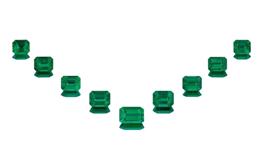 A suite of no-oil emeralds image