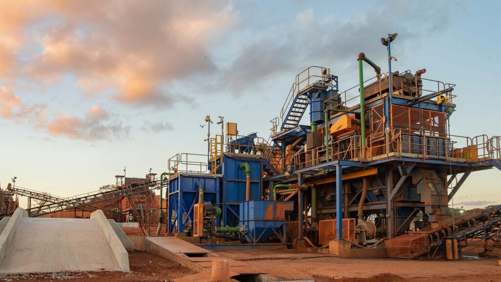 Equipment at the Montepuez ruby mine in Mozambique image