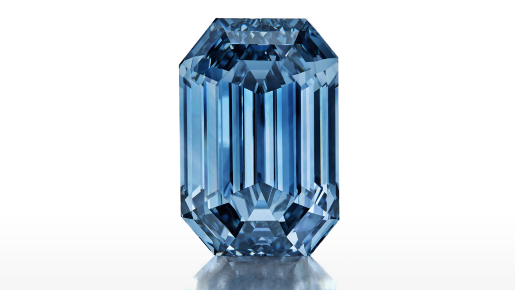 The De Beers Cullinan Blue diamond image