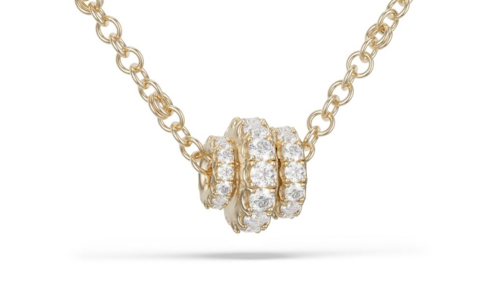 A Spinelli Kilcollin diamond necklace in 18-karat gold image