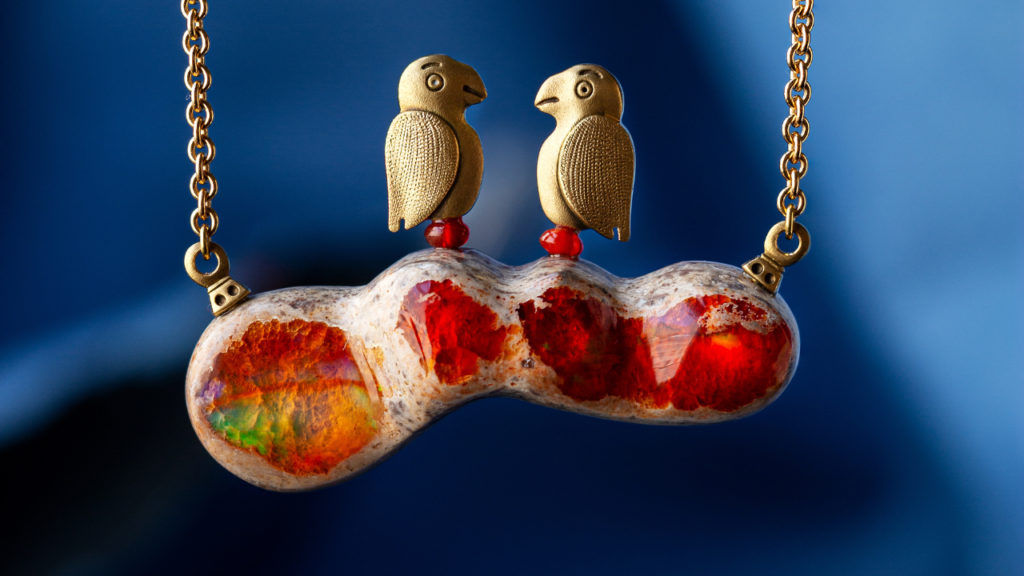 An Alex Šepkus necklace with fire opals image