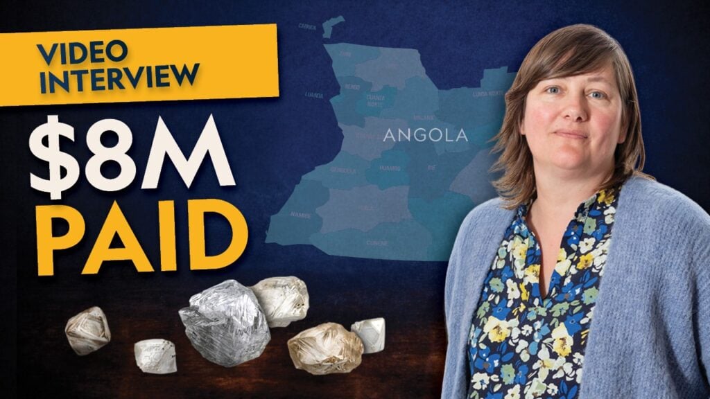 Karen Rentmeesters Antwerp World Diamond Centre (AWDC); Alrosa; Shutterstock. Designed by David Polak image
