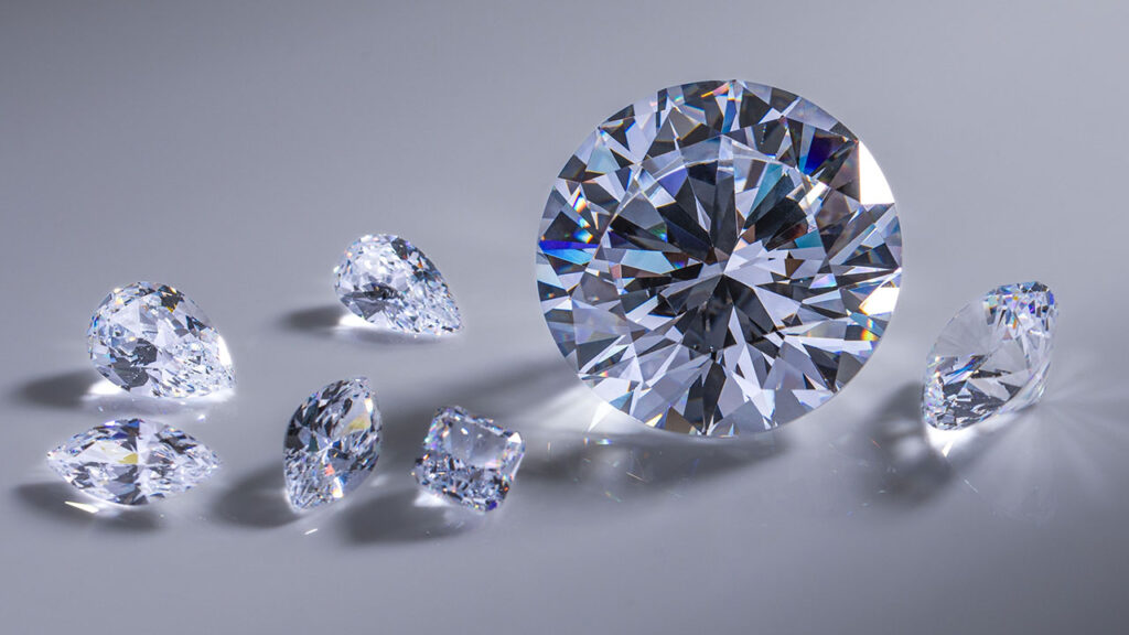 Loose polished diamonds image