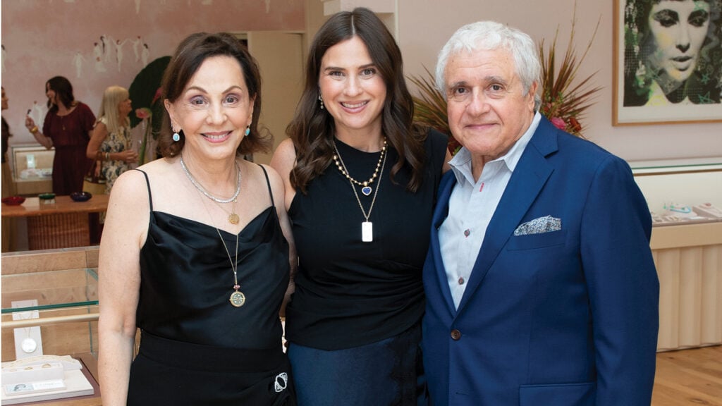 From left: Joanne, Alysa and Charles Teichman image