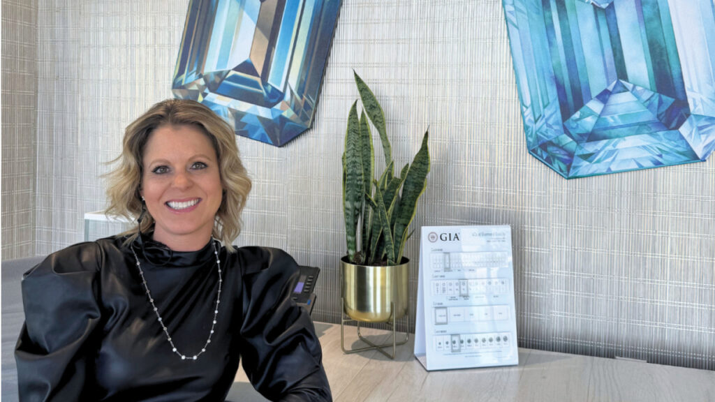 Bonnie Harris Frey at the store image