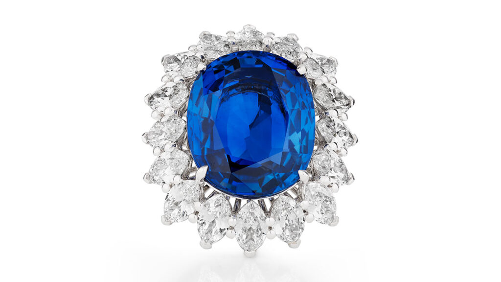 The 19.93-carat sapphire ring that will lead the sale at Phillips image 1 Like reaction.