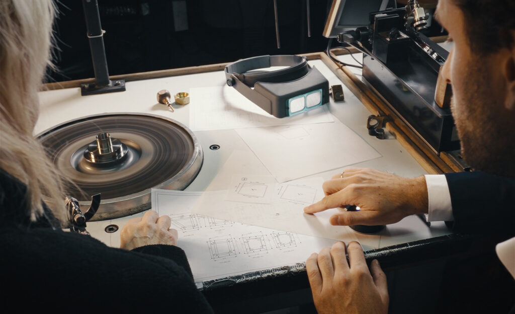 Experts cutting plans for diamonds at MAC Cutting Works image