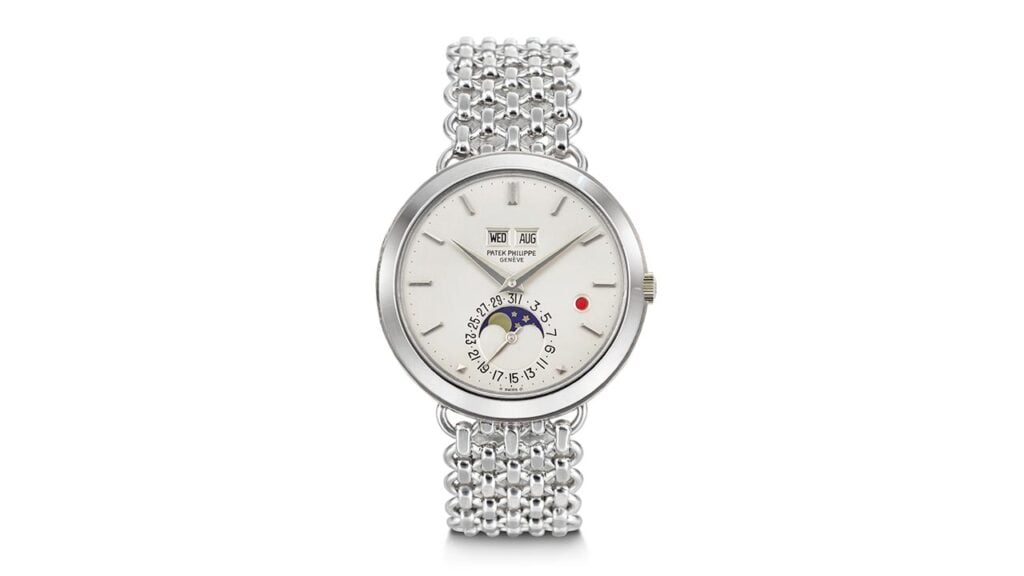 The Patek Philippe wristwatch at Christie's image