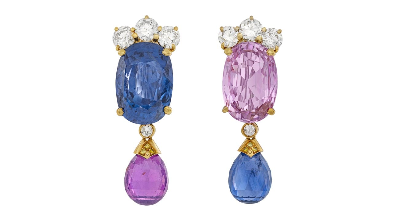 Pair of earrings rakes in $385,500 in Geneva, smashing its $56,900 presale price.
