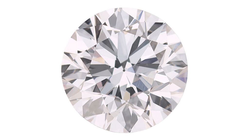 An unmounted round brilliant-cut, 6.45-carat, faint-pink, VS1 diamond at Heritage Auctions image