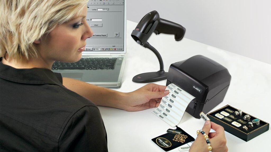 Arch Crown barcode labels image