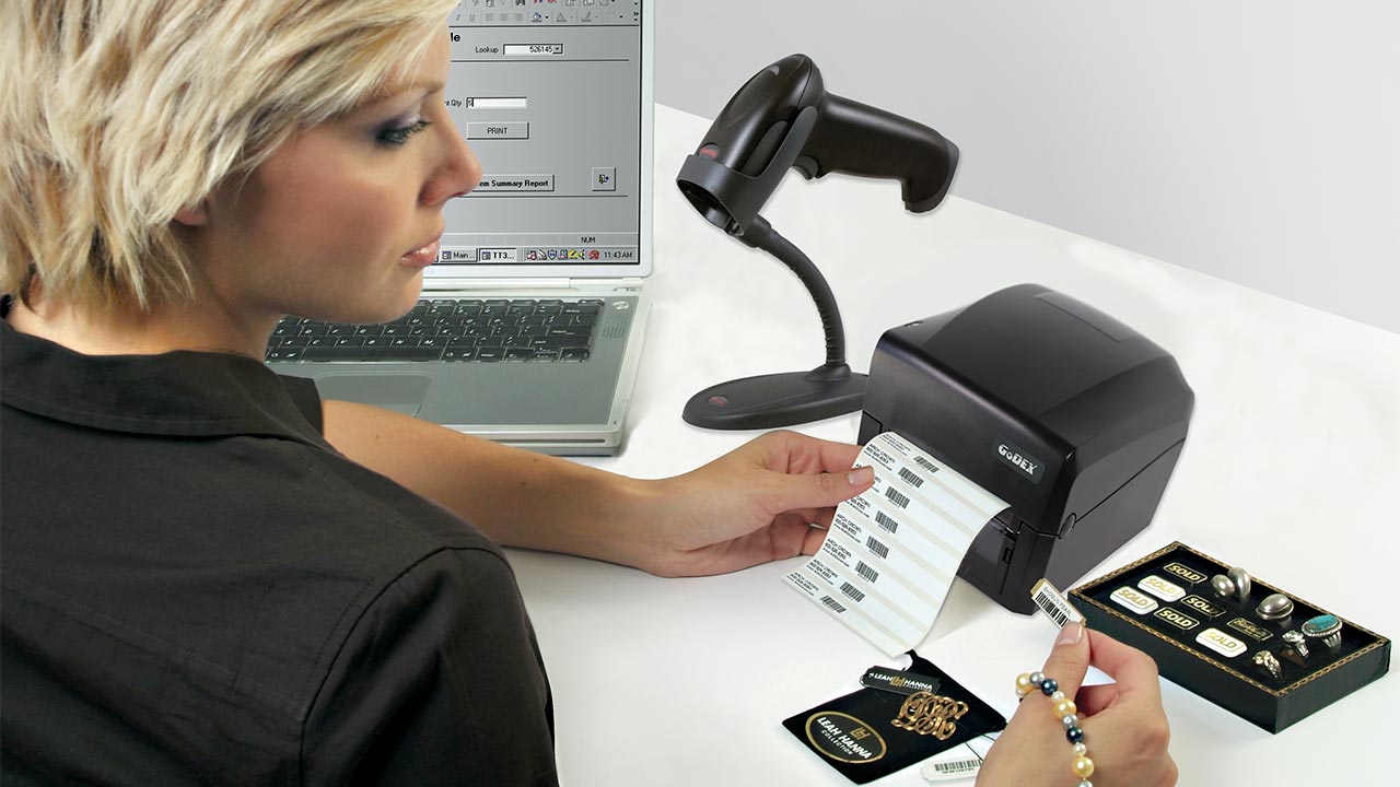 Arch Crown barcode labels image