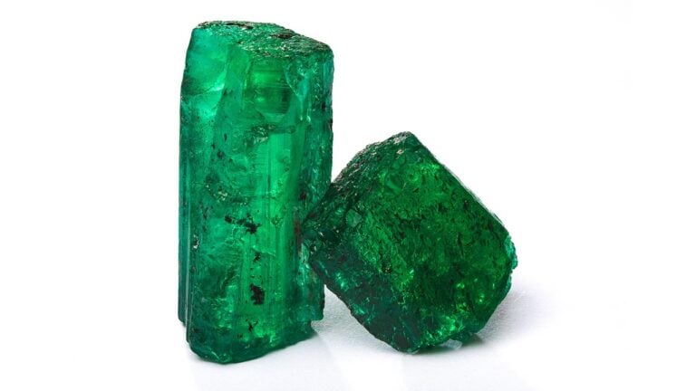 Rough emeralds from Kagem mine from Gemfields image