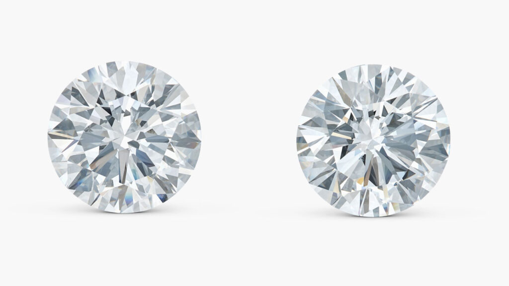 A pair of perfectly matched unmounted brilliant-cut, 18.38-carat, D-color, flawless and internally flawless diamonds at Sotheby's image