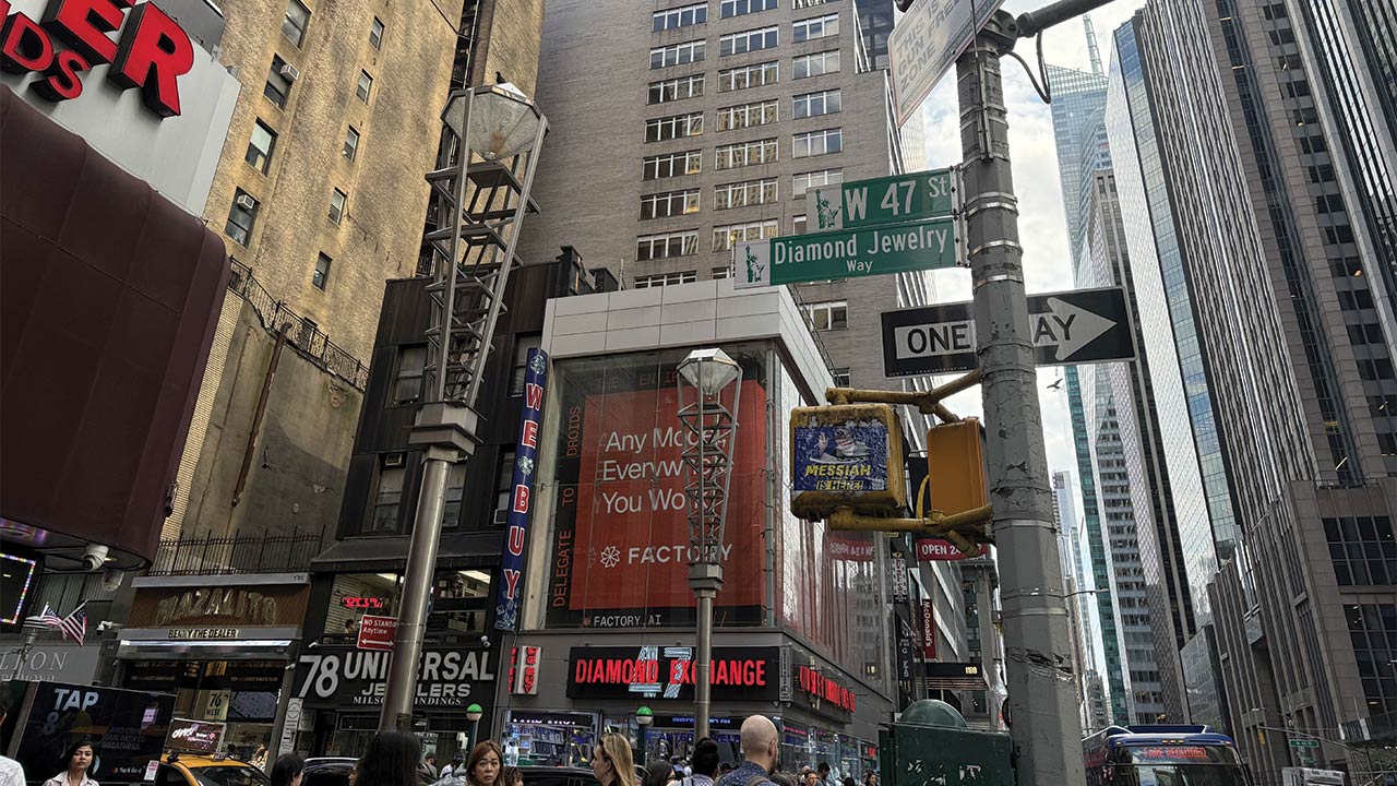 The New York diamond district image