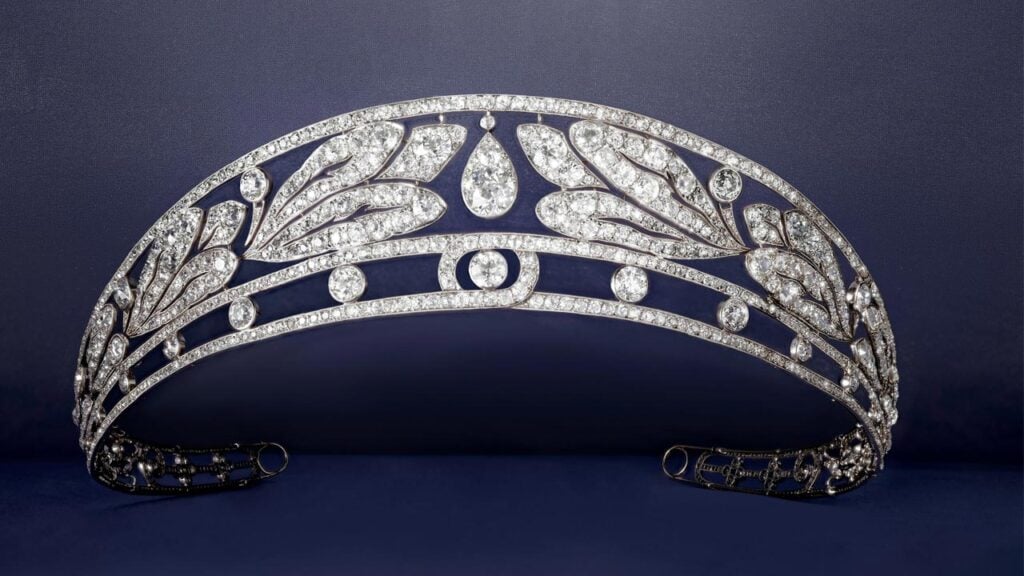 The Boucheron diamond tiara at Bonhams image