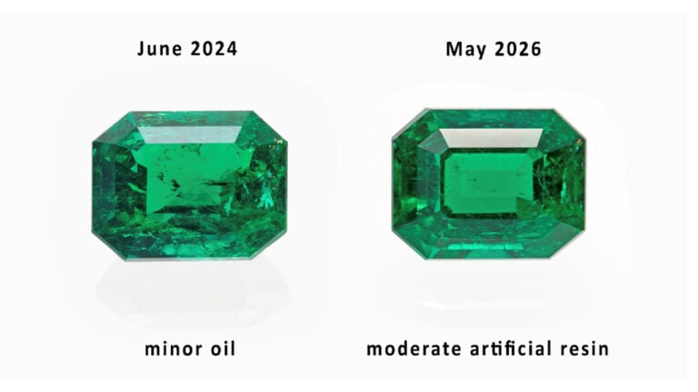 One of the emeralds in question at Swiss Gemmological Institute image