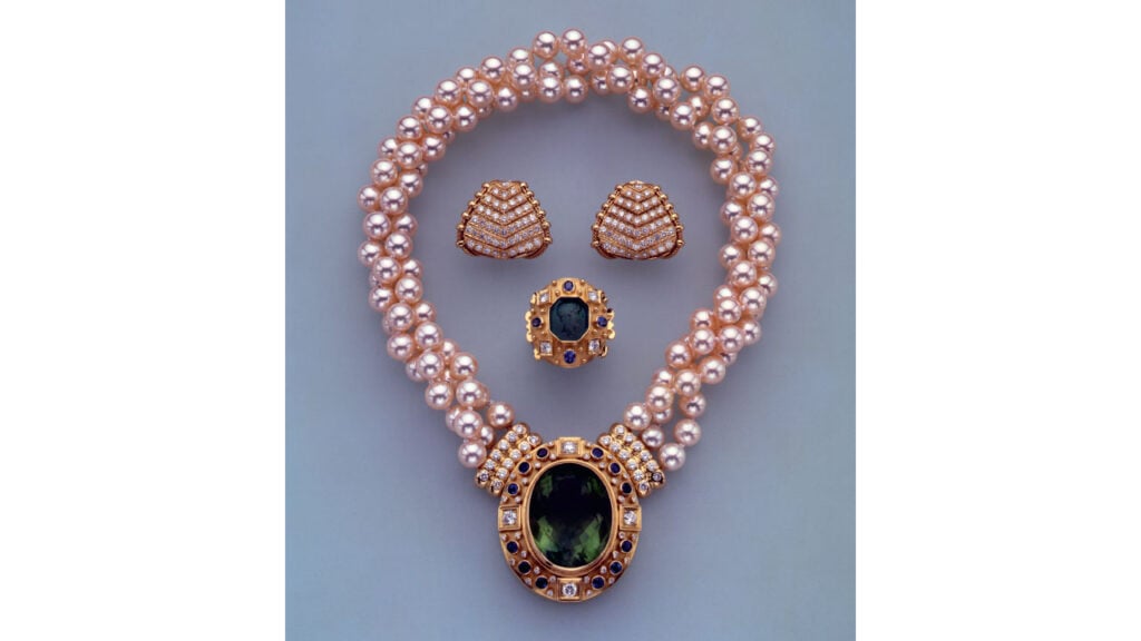 Tourmaline and pearl necklace, 1988 image