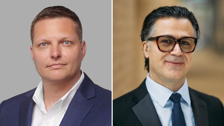 (Left to right): Arien Gessner and Moss Makhoulian portraits