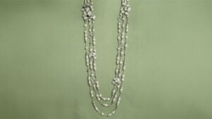 The David Morris pearl and diamond necklace at Bonhams image
