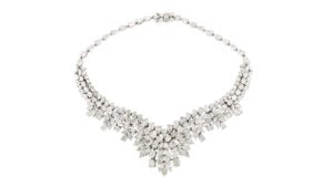 The 70 carats diamond necklace at Bonhams image