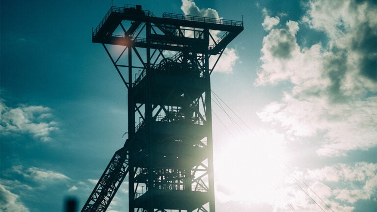 A shaft at De Beers’ Venetia underground mine in South Africa image