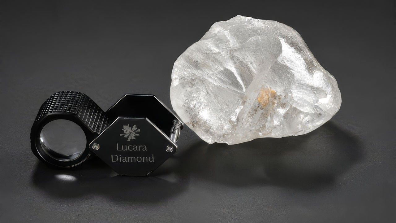 Stone is miner’s 10th over 1,000 carats.
