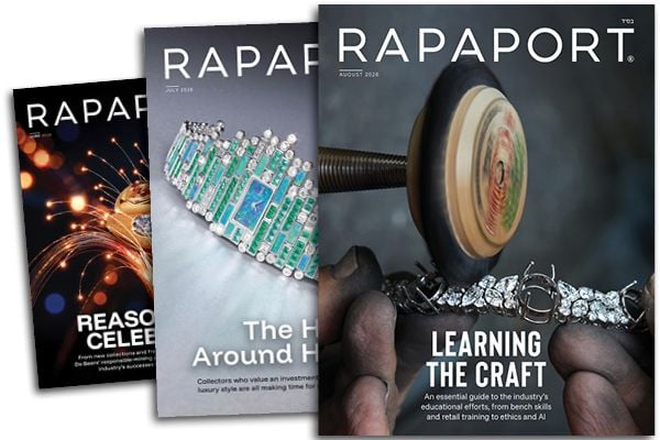 Rapaport Newsletter Banner