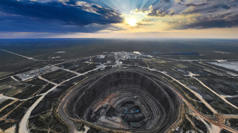 The Karowe mine image