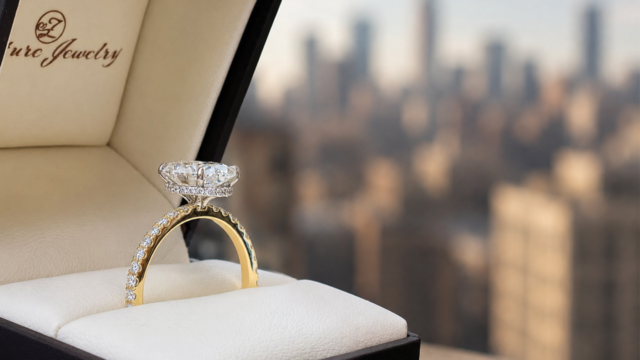 A diamond engagement ring image