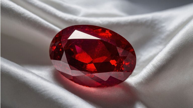 A pigeon's blood ruby image