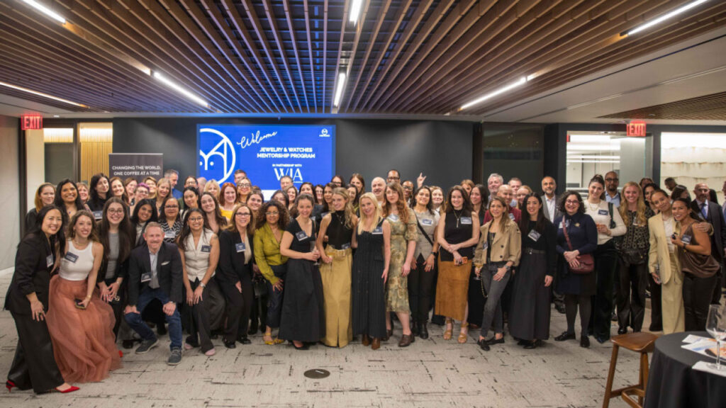 The kickoff mentoring event that the WJA and Mentoro held earlier this year image
