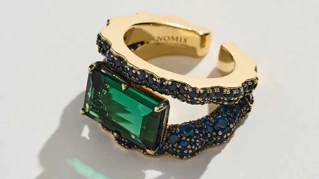 George B ear cuff/ring image