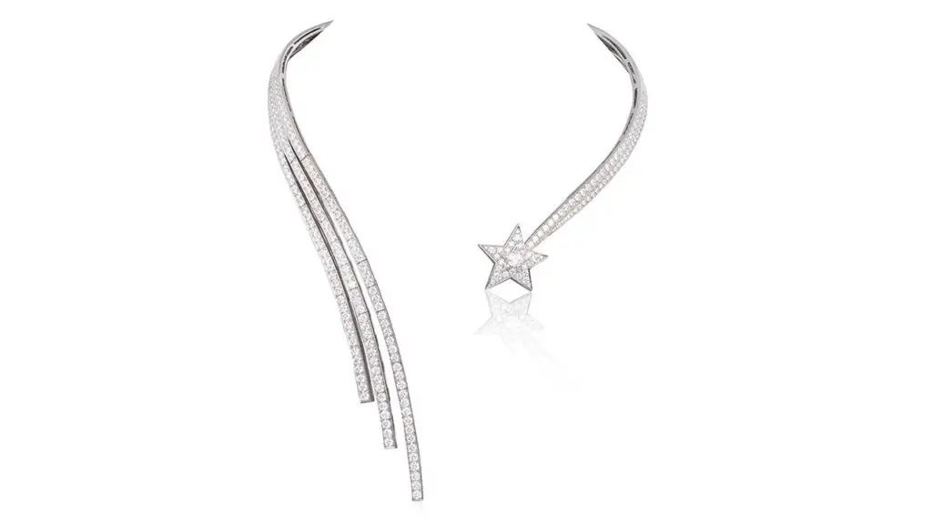 A Chanel Fil de Comète necklace, designed as a shooting star, with brilliant-cut diamonds at Bonhams image