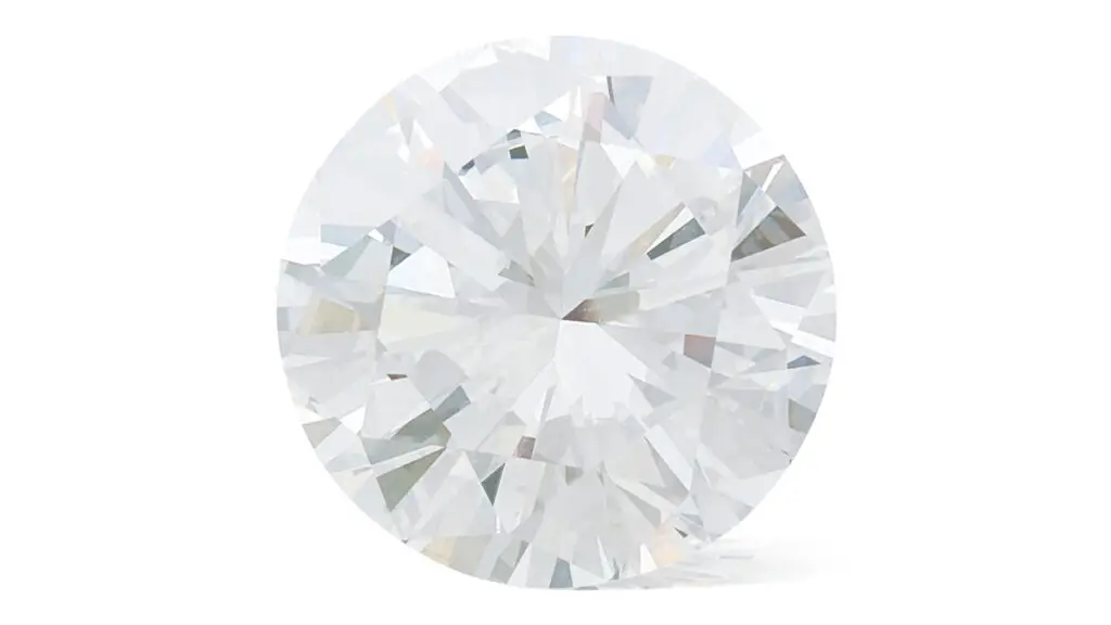 An unmounted round brilliant-cut, 5.28-carat, D, VVS1 diamond at Christie's image
