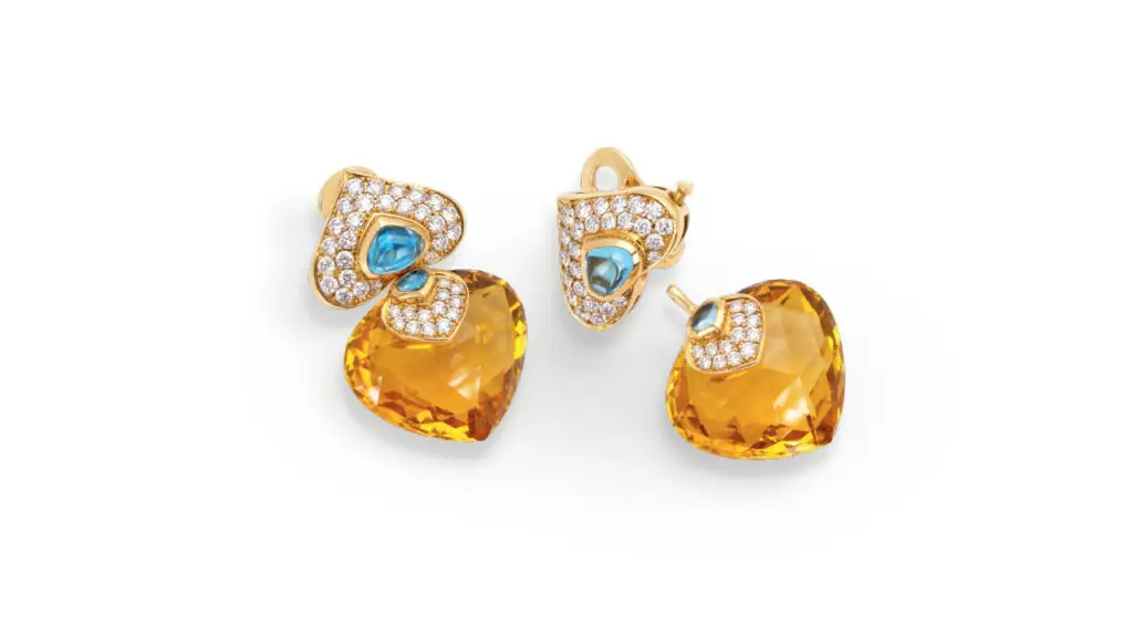 Convertible earrings by Marina B circa 1982 image