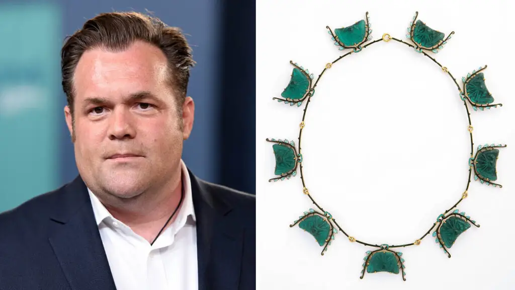 Adam Patrick and a Lalique Wasp necklace image