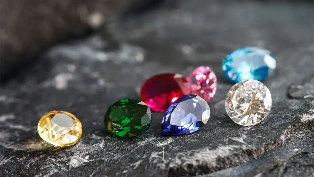 Natural colored gemstones image