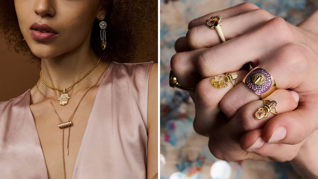 Jewelry images promoting the Muse @ Nordstrom jewelry partnership image