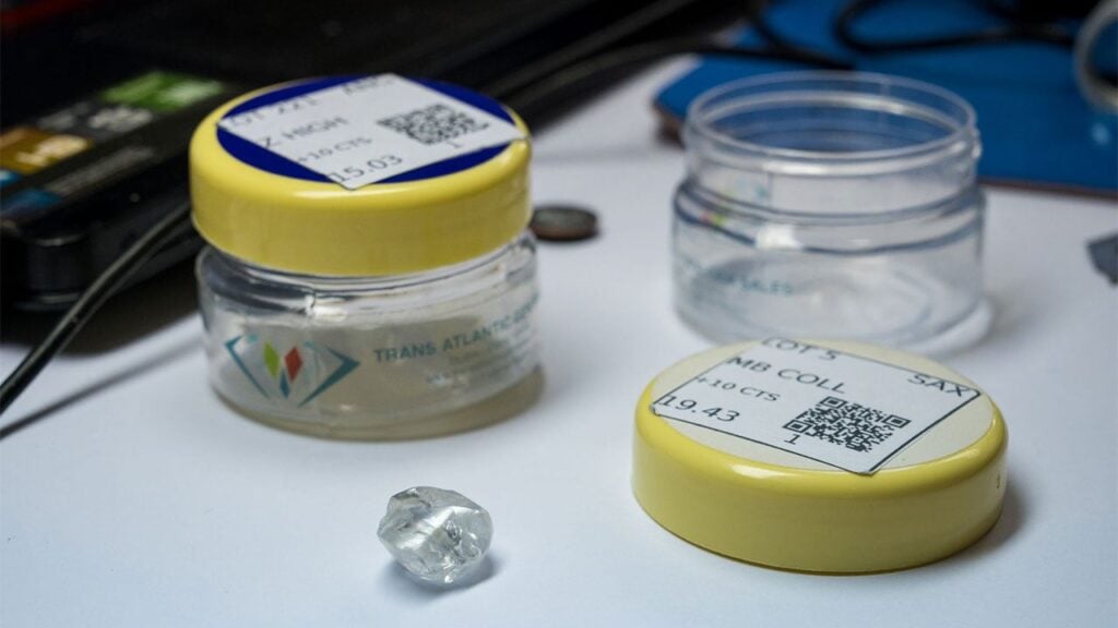 Rough diamonds for tender image
