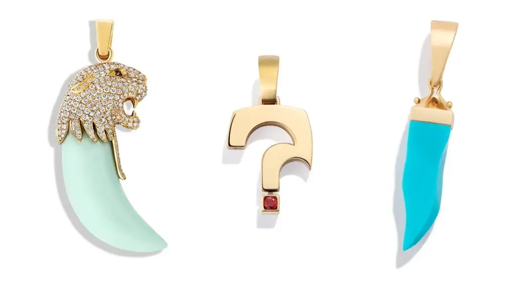 Gold and gemstone Renato Cipullo pendants image