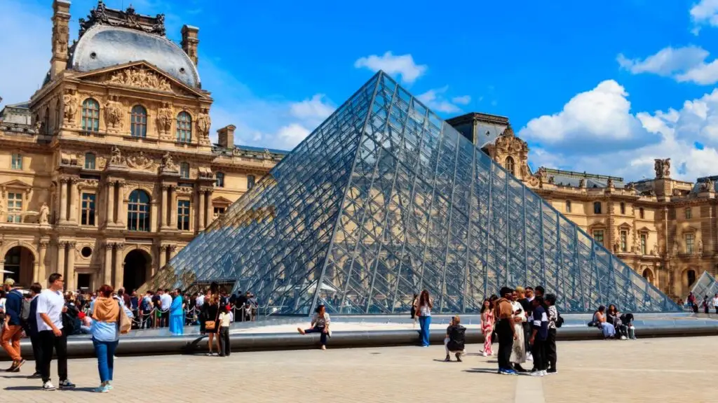 The Louvre museum in Paris image