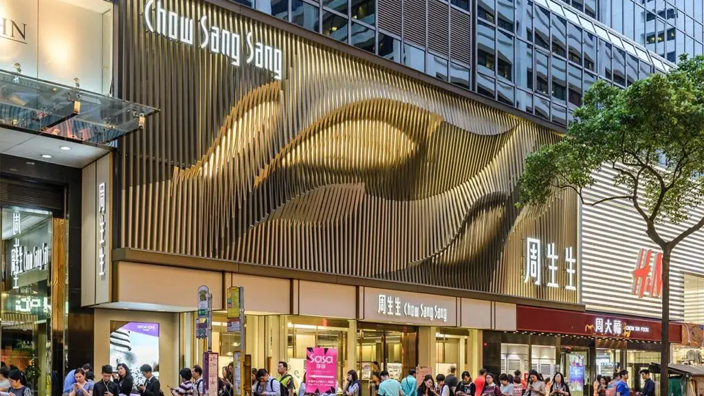 A Chow Sang Sang store in Hong Kong image