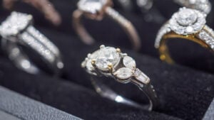 A display of diamond rings image