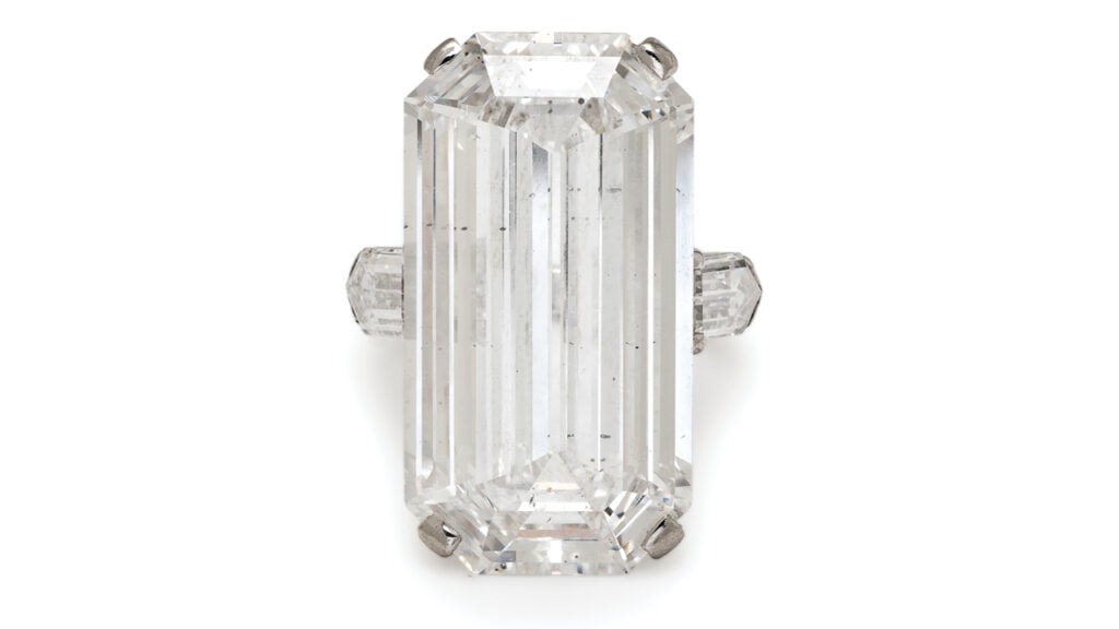 A diamond ring that sold at Freeman’s image